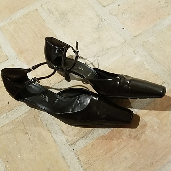 Prada Square-toed Ankle Strap Sandals - Picture 1 of 2